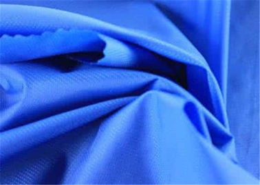 Chiny Wodoodporna tkanina Blue Taffeta, wygodna, ręcznie czuła nylonowa tkanina typu tafta 70d dostawca