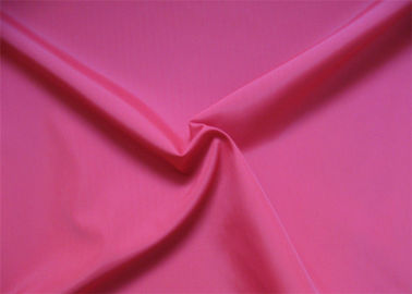 Chiny Różowa i czerwona tkanina poliestrowa / tkanina poli pongee na odzież dostawca