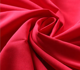 Chiny 230T tkanina z czerwonego elastanu z poliestrem, tkanina dziana z dzianiny na odzież dostawca